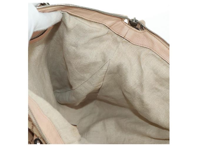 Borsa Tote GG Canvas Gucci 2way Beige Argento 232949 Auth ep12524 - vista 21