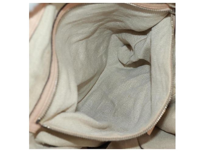 Borsa Tote GG Canvas Gucci 2way Beige Argento 232949 Auth ep12524 - vista 24