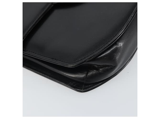 Borsa a mano GIVENCHY in pelle nera e oro Auth bs32122 Nero D'oro - vista 11