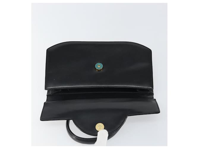 Borsa a mano GIVENCHY in pelle nera e oro Auth bs32122 Nero D'oro - vista 15