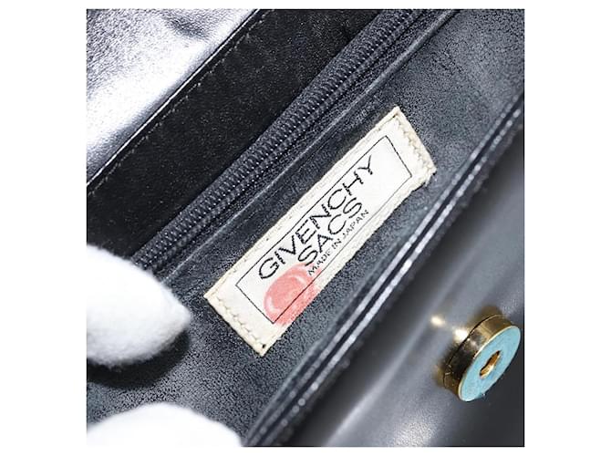 Borsa a mano GIVENCHY in pelle nera e oro Auth bs32122 Nero D'oro - vista 16