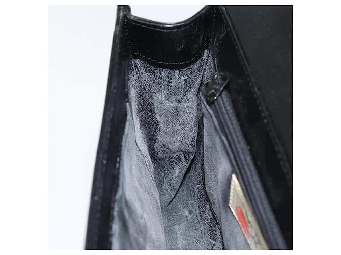 Borsa a mano GIVENCHY in pelle nera e oro Auth bs32122 Nero D'oro - vista 19