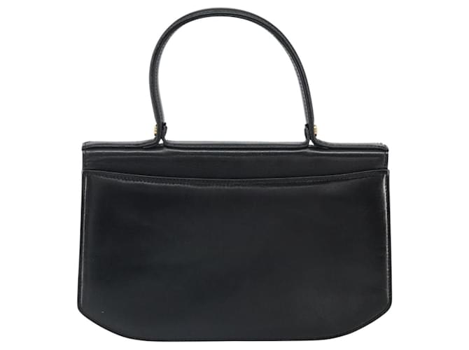 Borsa a mano GIVENCHY in pelle nera e oro Auth bs32122 Nero D'oro - vista 3