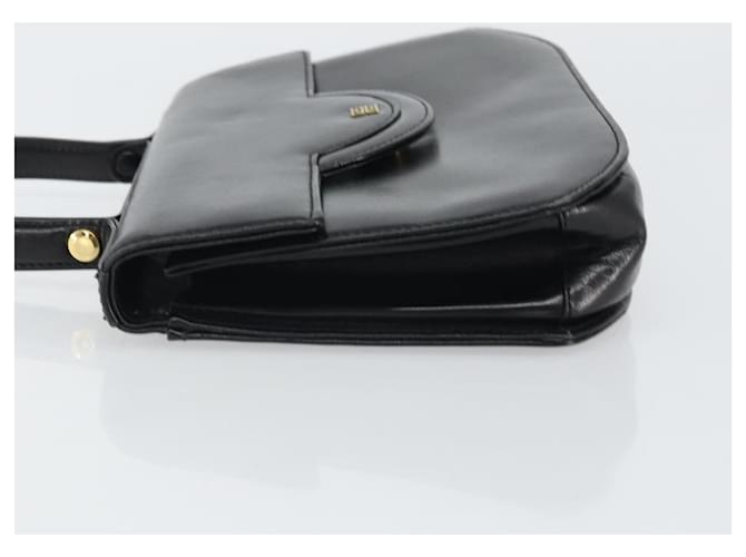 Borsa a mano GIVENCHY in pelle nera e oro Auth bs32122 Nero D'oro - vista 5