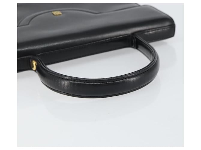 Borsa a mano GIVENCHY in pelle nera e oro Auth bs32122 Nero D'oro - vista 7