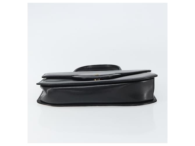 Borsa a mano GIVENCHY in pelle nera e oro Auth bs32122 Nero D'oro - vista 9