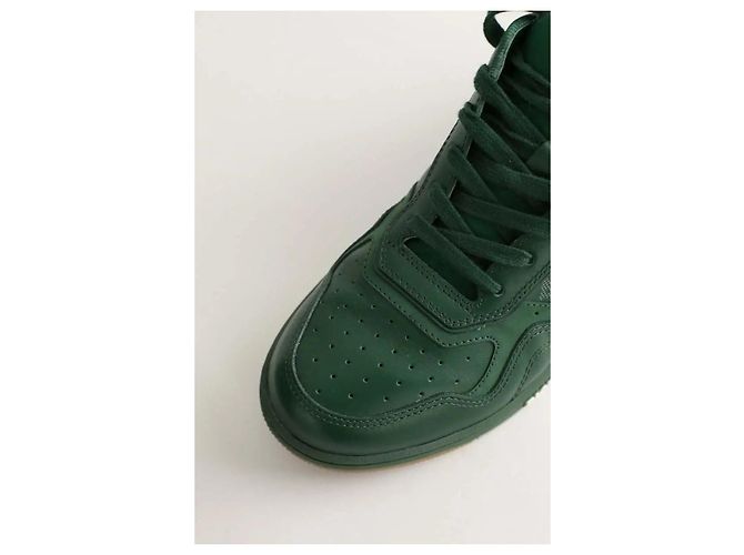 Dior Sneaker basse B27 in pelle verde - vista 4