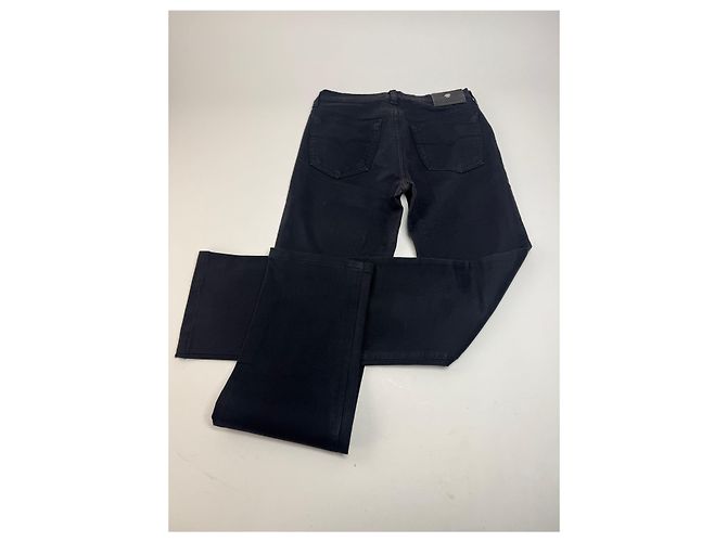 Vintage Versace Canvas-Hose Schwarz - Ansicht 2