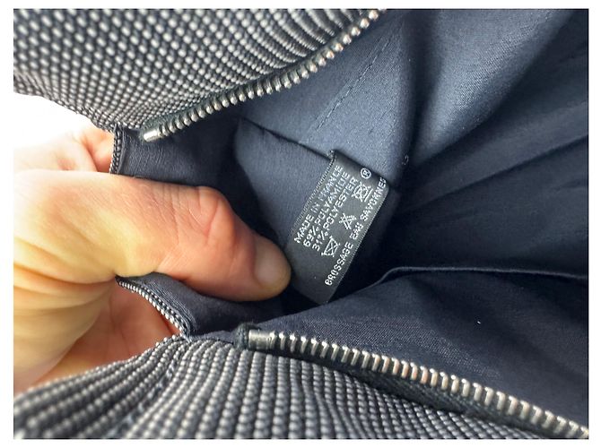 Clutch Vintage Hermès Parigi Nero Antracite Grigio antracite - vista 4