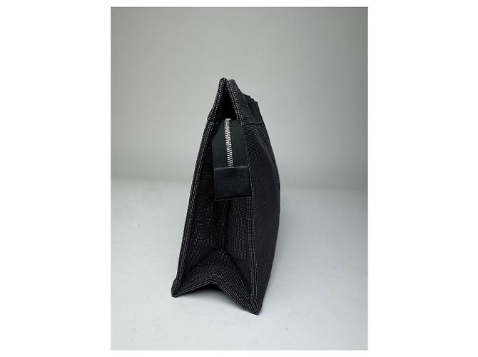 Clutch Vintage Hermès Parigi Nero Antracite Grigio antracite - vista 8