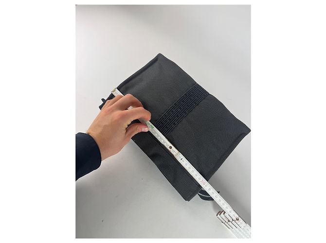 Clutch Vintage Hermès Parigi Nero Antracite Grigio antracite - vista 9
