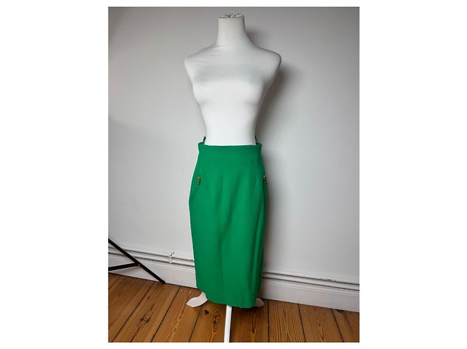 Céline Vintage Celine Paris Rock Grün L neu mit Etikett - Ansicht 12