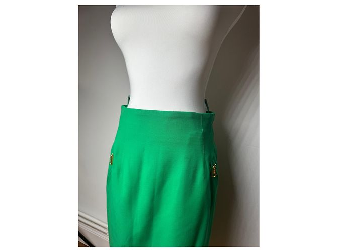 Céline Vintage Celine Paris Rock Grün L neu mit Etikett - Ansicht 13