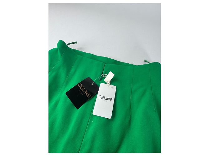 Céline Vintage Celine Paris Rock Grün L neu mit Etikett - Ansicht 9