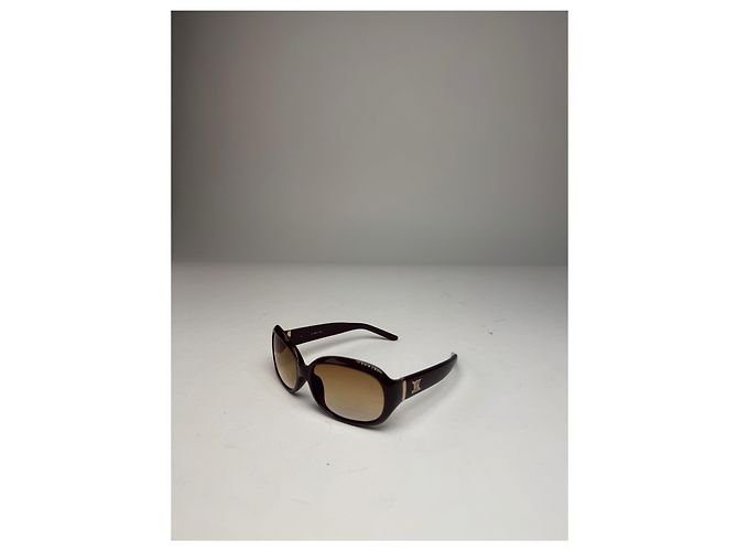Céline Occhiali da sole vintage Celine Paris logo Triomphe viola Porpora - vista 13