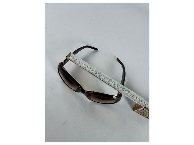 Céline Occhiali da sole vintage Celine Paris logo Triomphe viola Porpora - vista 6