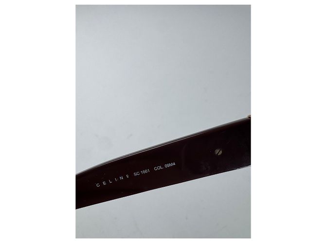 Céline Occhiali da sole vintage Celine Paris logo Triomphe viola Porpora - vista 9