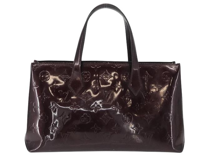 Borsa Wilshire Monogram Vernis PM Louis Vuitton Bordò - vista 2