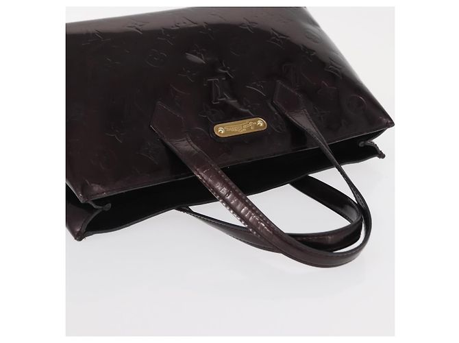 Borsa Wilshire Monogram Vernis PM Louis Vuitton Bordò - vista 7