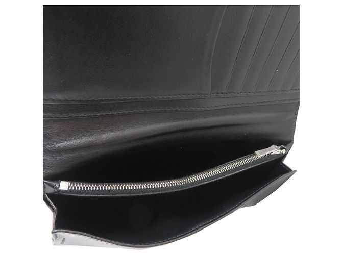 Céline Celine Men's Long Bi-Fold Wallet Black - view 6