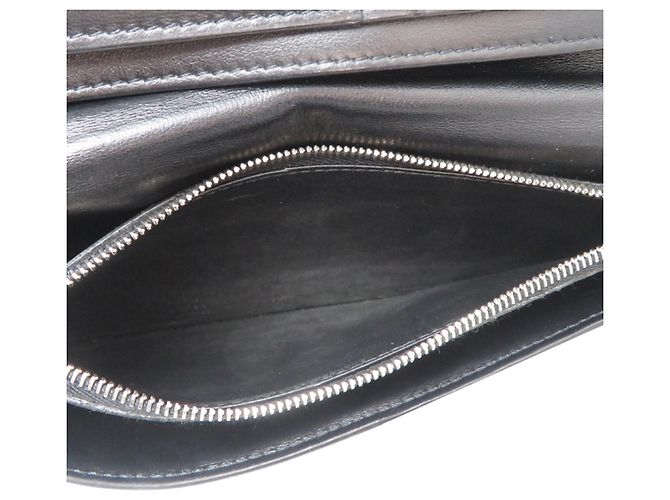 Céline Celine Men's Long Bi-Fold Wallet Black - view 7
