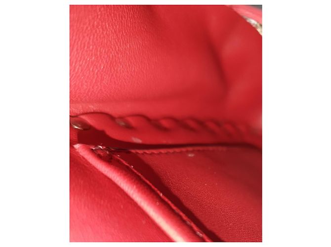 Borsa Valentino Rockstud Spike in pelle nera e rossa Multicolore - vista 14