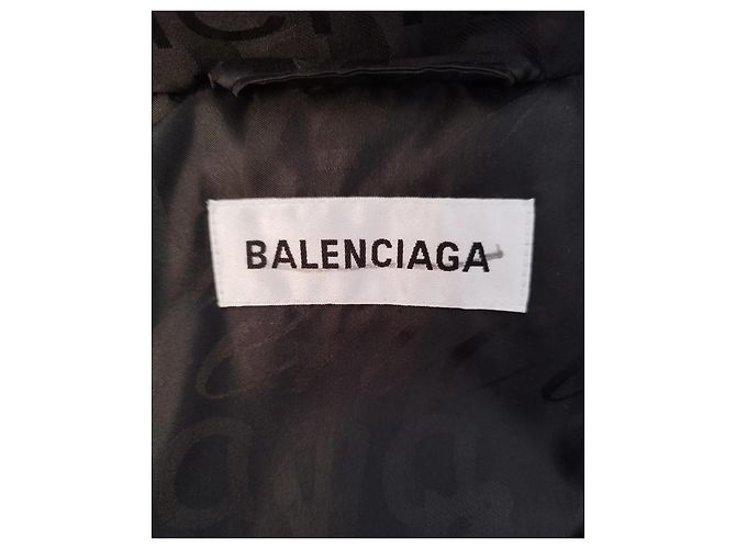 Chaqueta de plumas Balenciaga negra New Swing Negro - vista 7