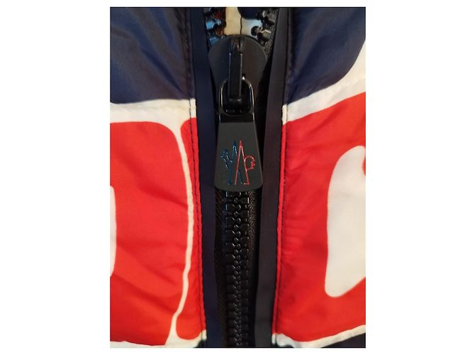 Giacca a piuma Moncler Plaret multicolore - vista 14