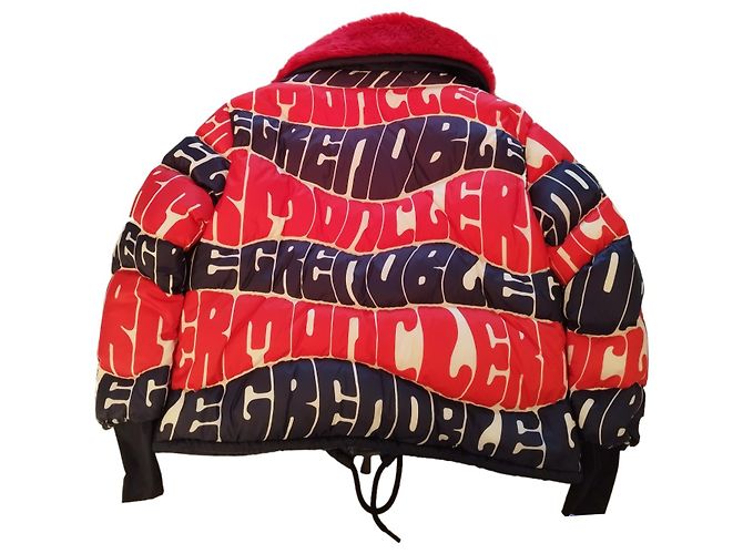 Giacca a piuma Moncler Plaret multicolore - vista 2