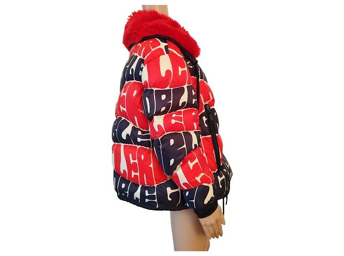 Giacca a piuma Moncler Plaret multicolore - vista 5