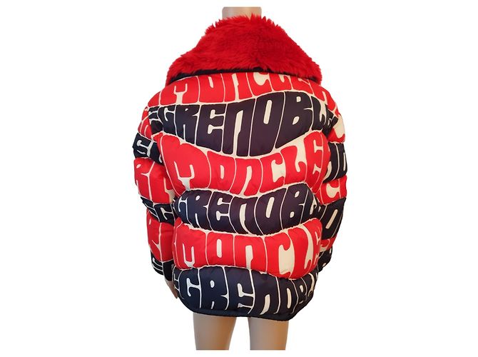 Giacca a piuma Moncler Plaret multicolore - vista 6