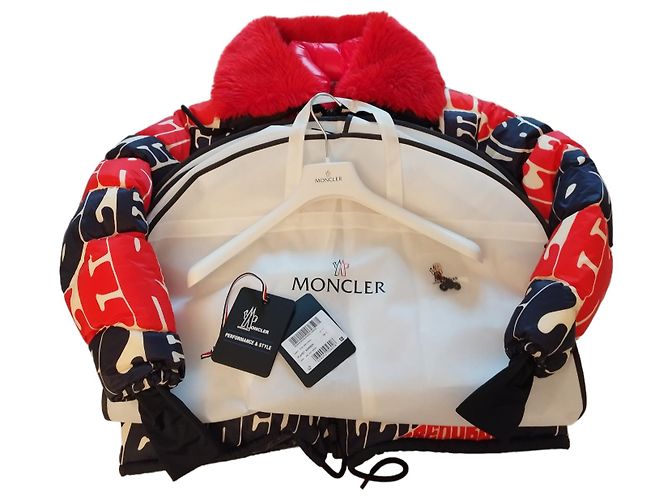 Giacca a piuma Moncler Plaret multicolore - vista 9