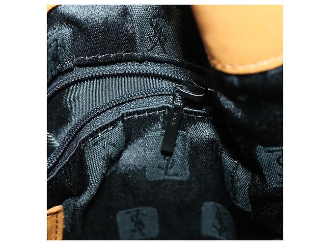 Borsa a Spalla in Pelle Marrone Auth mr1683 di SAINT LAURENT - vista 20