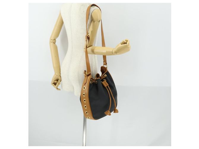 Borsa a Spalla in Pelle Marrone Auth mr1683 di SAINT LAURENT - vista 22