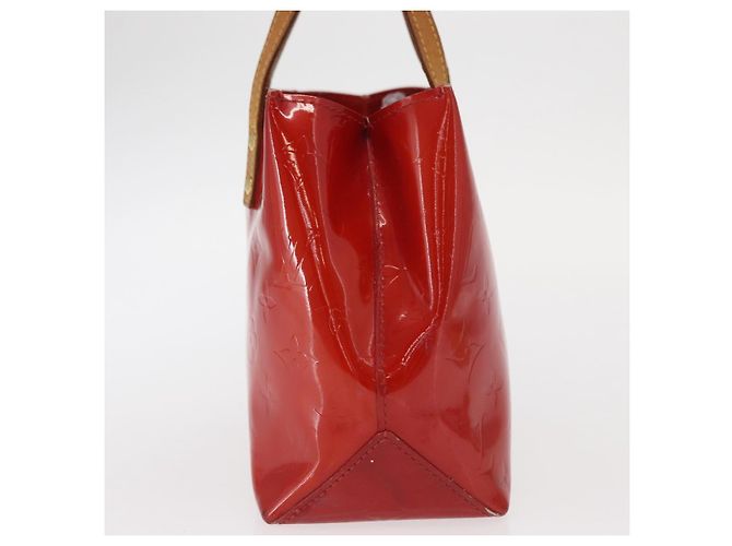 LOUIS VUITTON Monogram Vernis Reade PM Borsa a Mano Rossa M91088 LV Auth ti3591 Rosso - vista 5