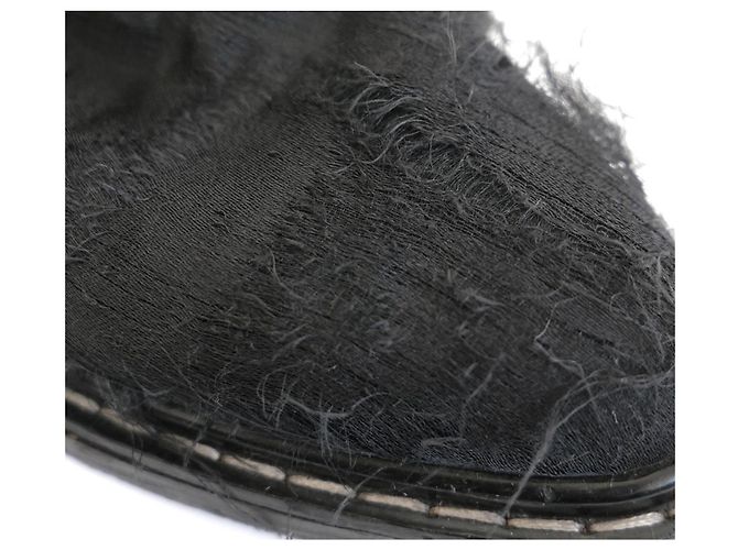 Botas de combate de seda desgastada Fara de The Row Negro - vista 6