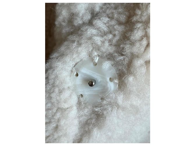 Muubaa Chaqueta de shearling MUUBA Polly con cuello oversized Crudo - vista 15