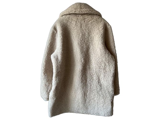Muubaa Chaqueta de shearling MUUBA Polly con cuello oversized Crudo - vista 2