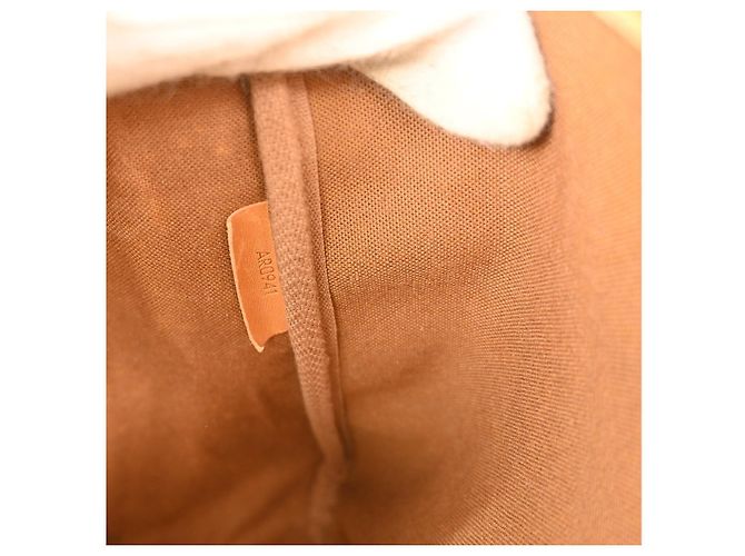 Gibeciere Sac Messenger Gibecière Louis Vuitton en Toile Monogram GM Marron - vue 4