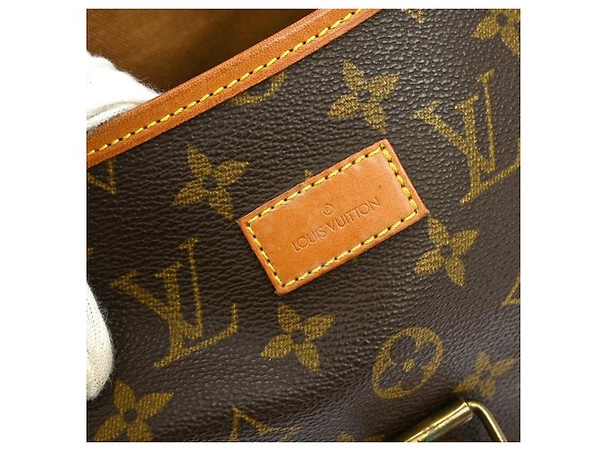 Borsa Saumur Louis Vuitton in tela Monogram 35 Marrone - vista 4