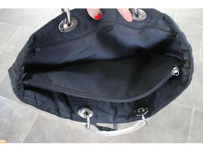 Borsa Dior modello Diorissimo tessuto Dior obliquo Nero - vista 3