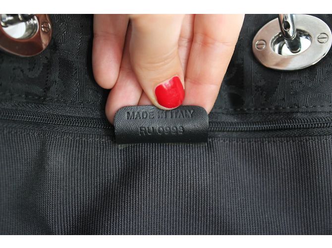 Borsa Dior modello Diorissimo tessuto Dior obliquo Nero - vista 5