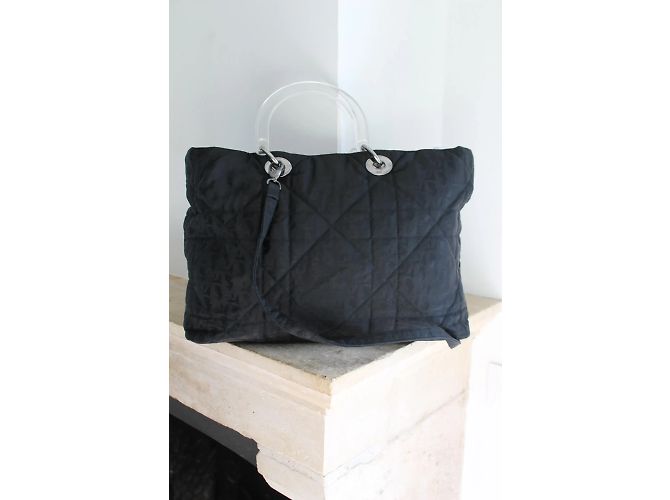 Borsa Dior modello Diorissimo tessuto Dior obliquo Nero - vista 8