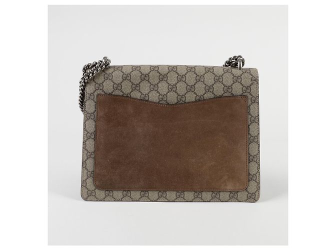 Gucci Borsa a Spalla Media Dionysus Marrone - vista 5
