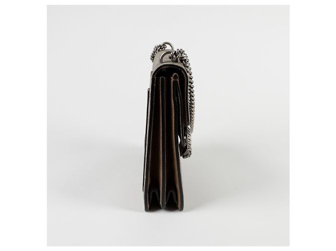 Gucci Borsa a Spalla Media Dionysus Marrone - vista 6