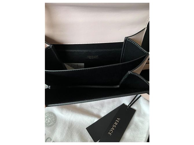 Borsa a mano Versace Virtus Barocco V Small in pelle di vitello Rosa - vista 11