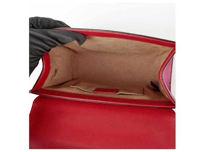 Padlock Gucci Borsa a tracolla piccola a catena con lucchetto Rosso - vista 15