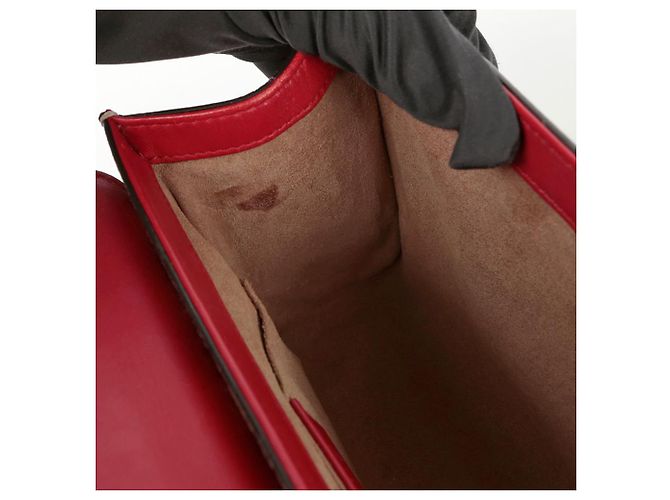 Padlock Gucci Borsa a tracolla piccola a catena con lucchetto Rosso - vista 16