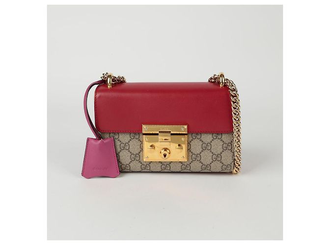 Padlock Gucci Borsa a tracolla piccola a catena con lucchetto Rosso - vista 2