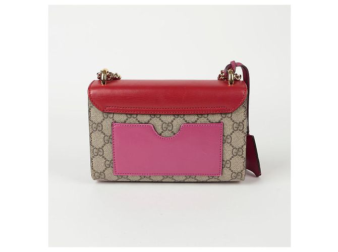 Padlock Gucci Borsa a tracolla piccola a catena con lucchetto Rosso - vista 5